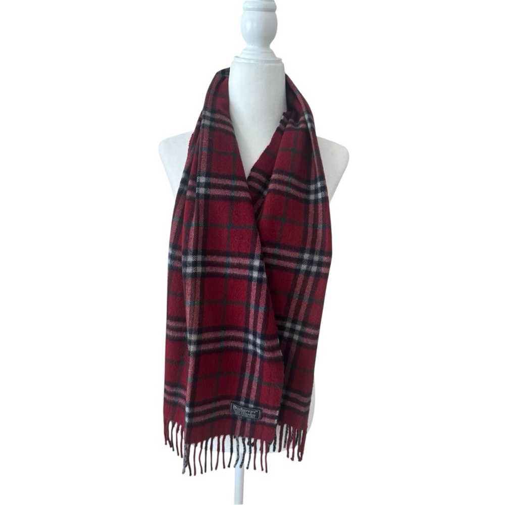 BURBERRY Authentic Cashmere Check Scarf - Picture 3 of 6